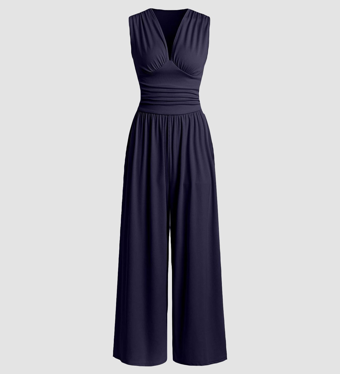 Ruche-Bodice Jumpsuit by Eleanor Vale