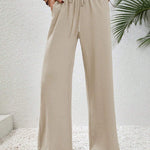 Relaxed-Drawstring Trousers by Eleanor Vale