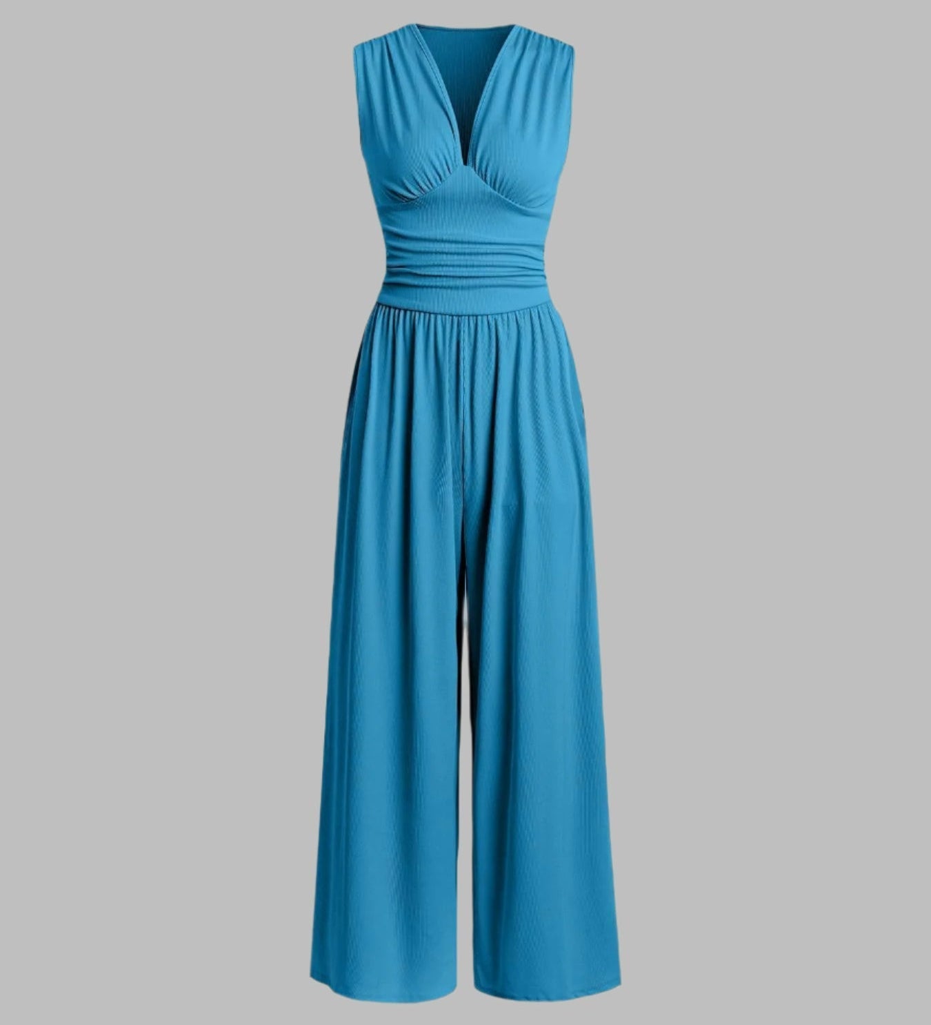 Ruche-Bodice Jumpsuit by Eleanor Vale