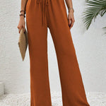 Relaxed-Drawstring Trousers by Eleanor Vale