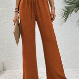 Relaxed-Drawstring Trousers by Eleanor Vale
