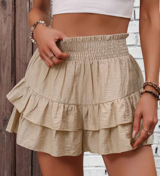 Ruffle-Tiered Skort by Eleanor Vale