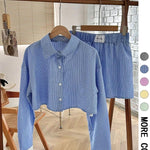 Cropped-Shirt Co-Ord Set by Eleanor Vale