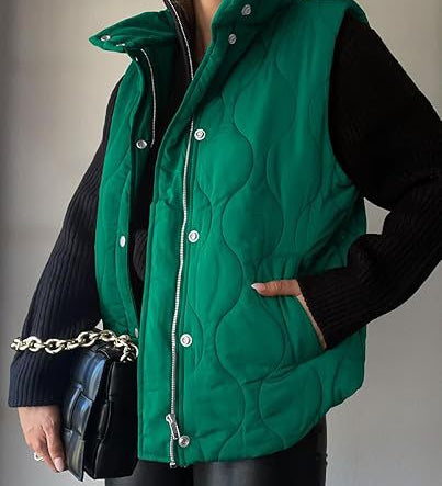 Snap-Button Gilet by Eleanor Vale