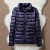 Lightweight padded jacket in navy blue