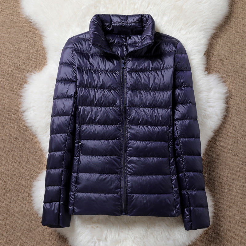 Lightweight padded jacket in navy blue