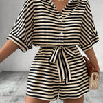 Camp-Collar Playsuit by Eleanor Vale
