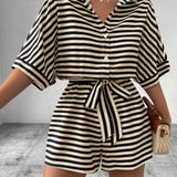 Camp-Collar Playsuit by Eleanor Vale