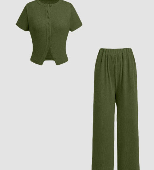 Button-Front Co-Ord Set by Eleanor Vale