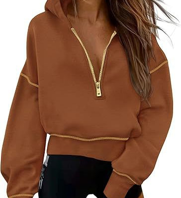 Contrast-Stitch Sweatshirt by Eleanor Vale