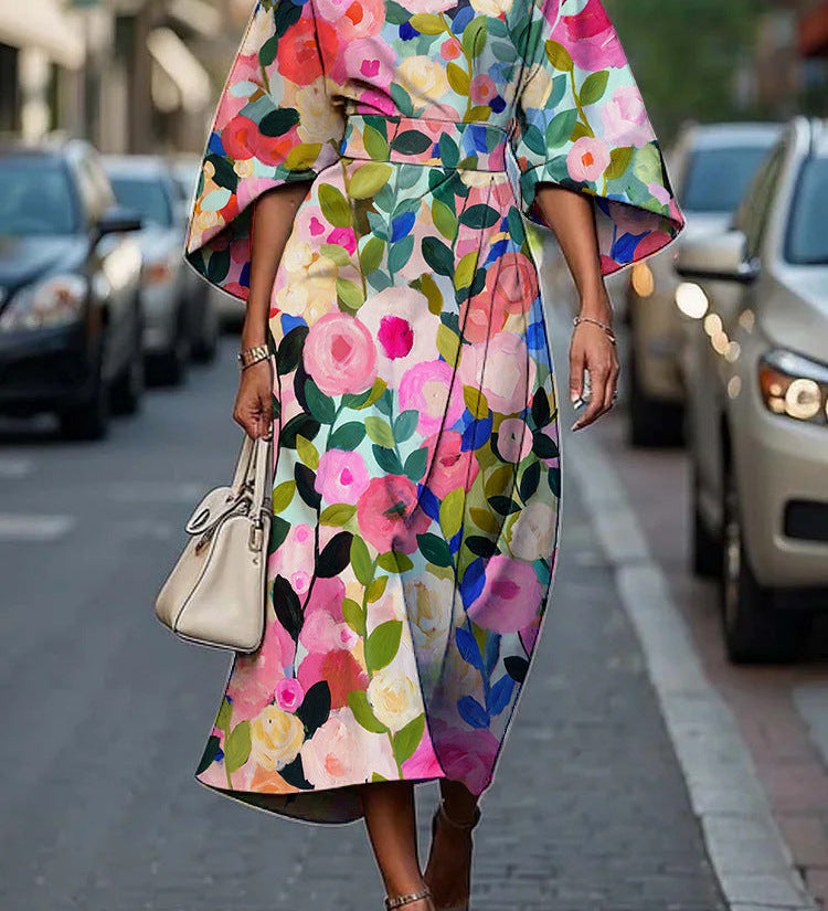 Concentric-Print Dress by Eleanor Vale