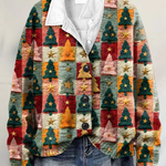 Yule Checker-Tree Blouse - Multicolour