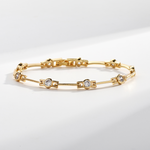 Zirconia-Bar Bracelet by Eleanor Vale
