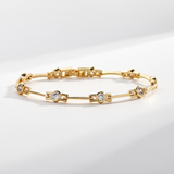 Zirconia-Bar Bracelet by Eleanor Vale