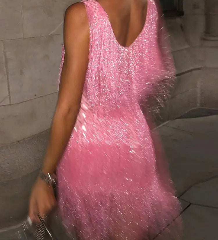 Fringed Party Dress by Eleanor Vale