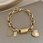 Chunky-Rolo Bracelet by Eleanor Vale