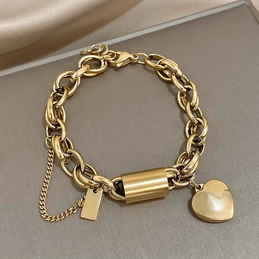 Chunky-Rolo Bracelet by Eleanor Vale