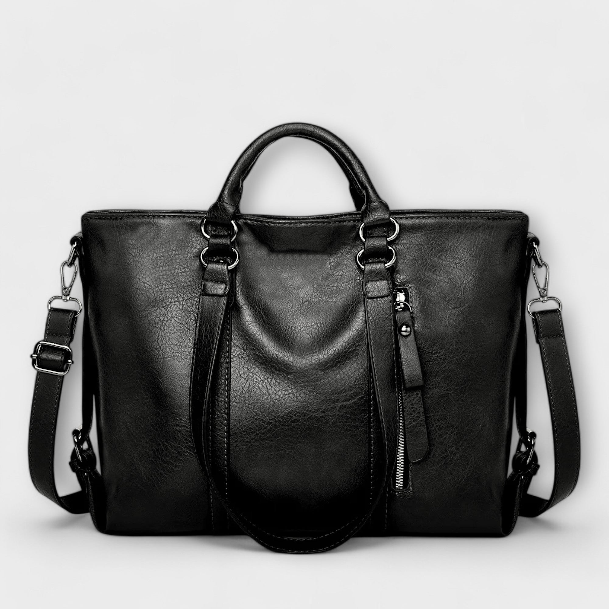 Rolled-Handle Bag by Eleanor Vale