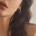 Wire-Heart Earrings by Eleanor Vale