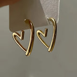 Wire-Heart Earrings by Eleanor Vale