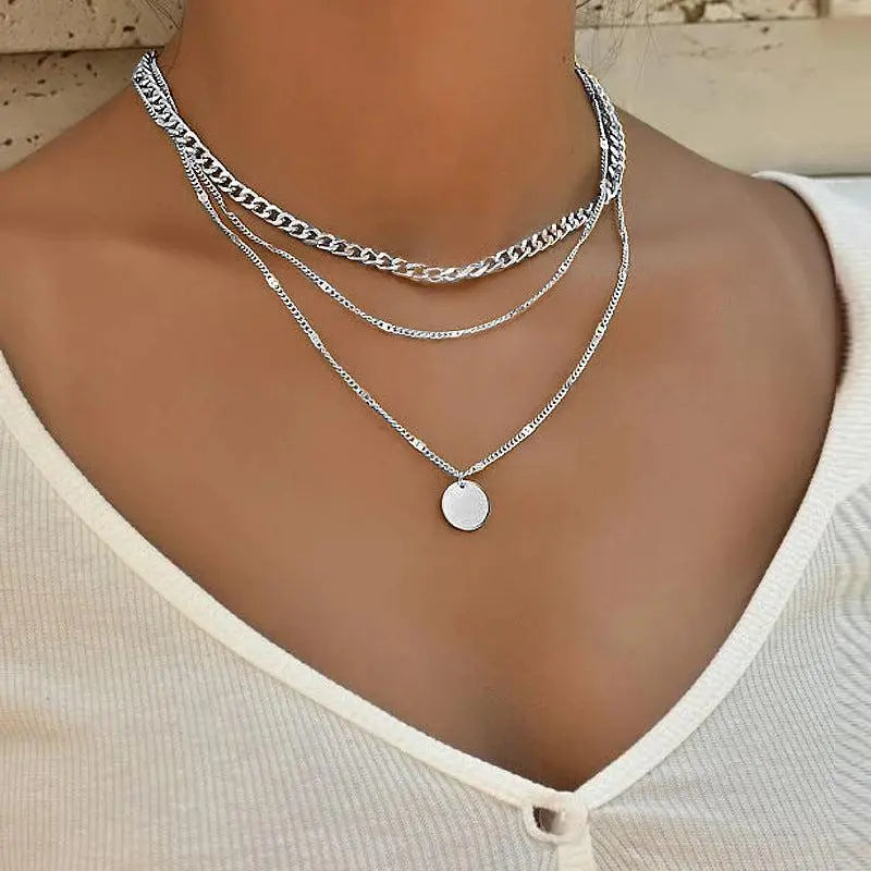 Curb-Layer Necklace by Eleanor Vale