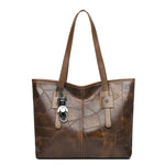 Patchwork-Grain Tote Bag by Eleanor Vale