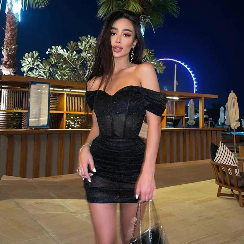 Boned-Bodice Mini Dress by Eleanor Vale