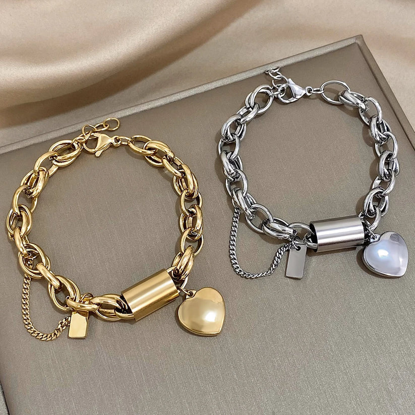 Chunky-Rolo Bracelet by Eleanor Vale