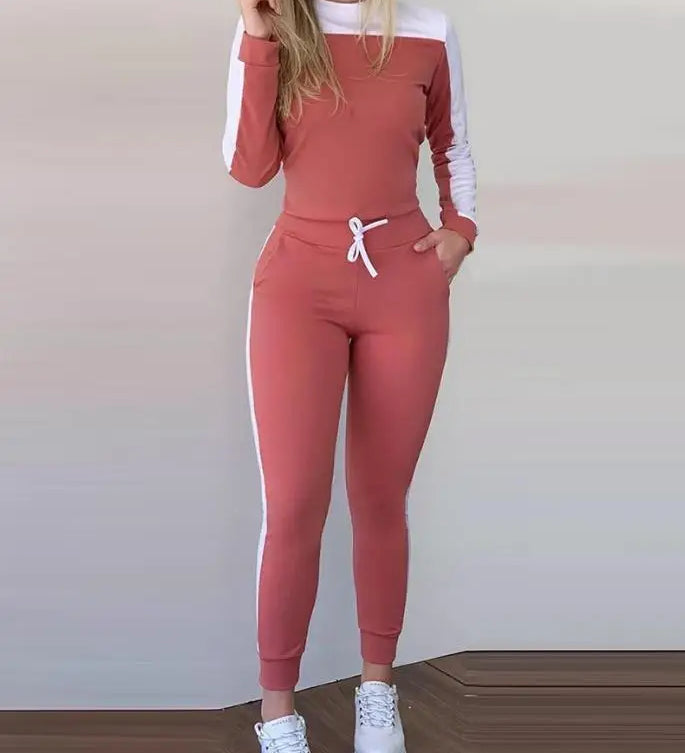 Panel-Jogger Two-Piece Set by Eleanor Vale