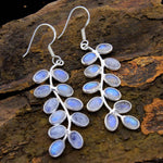 Moonstone-Vine Earrings by Eleanor Vale
