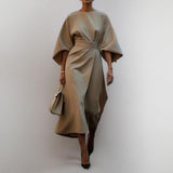 Batwing-Sleeve Maxi Dress by Eleanor Vale