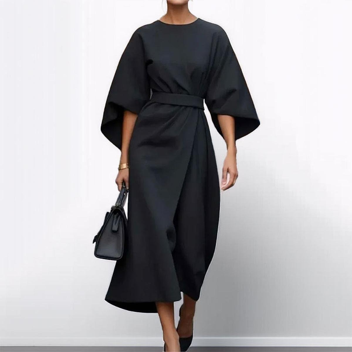 Batwing-Sleeve Maxi Dress by Eleanor Vale