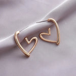 Wire-Heart Earrings by Eleanor Vale