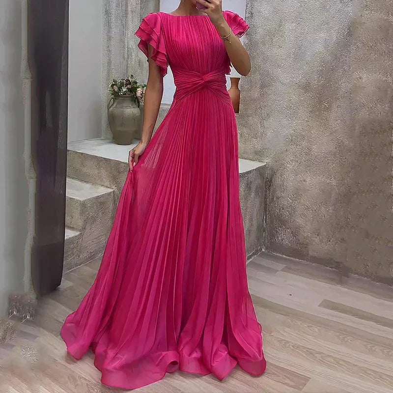 Fine-Pleat Dress by Eleanor Vale