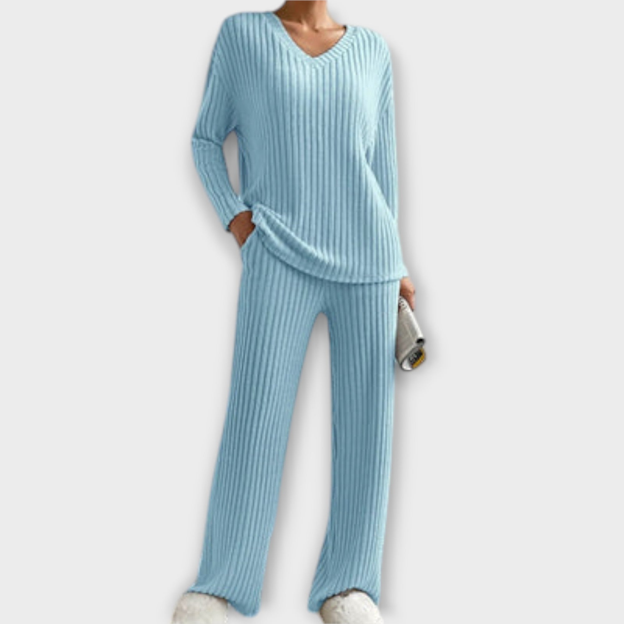 Slouch-Rib Two-Piece Set by Eleanor Vale