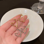 Wire-Heart Earrings by Eleanor Vale