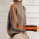 Herringbone-Roll Jumper by Eleanor Vale