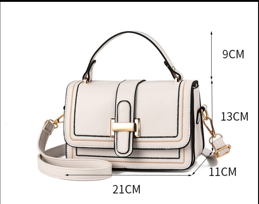 Piped-Flap Bag by Eleanor Vale