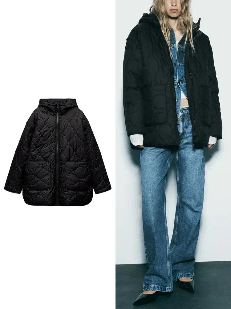 Swirl-Quilted Jacket by Eleanor Vale