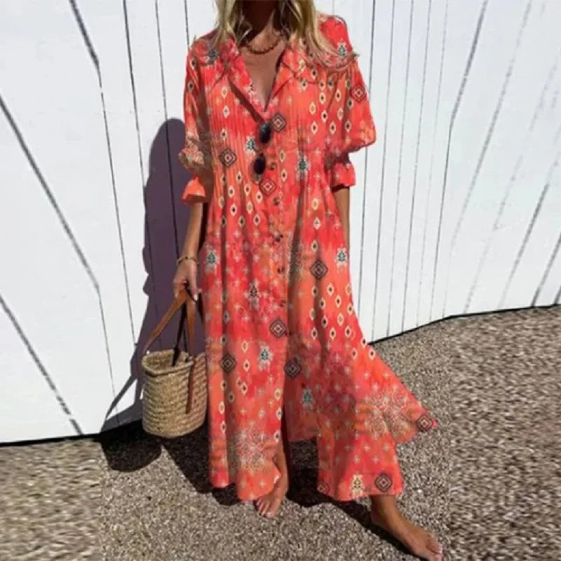 Painterly-Floral Dress by Eleanor Vale