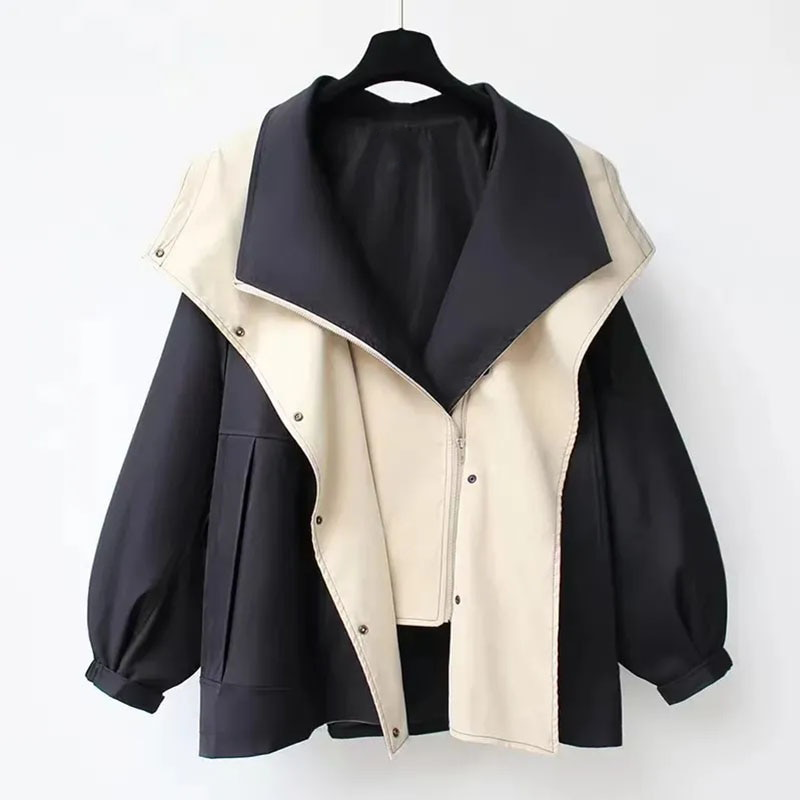 Drawstring-Cuff Windbreaker by Eleanor Vale