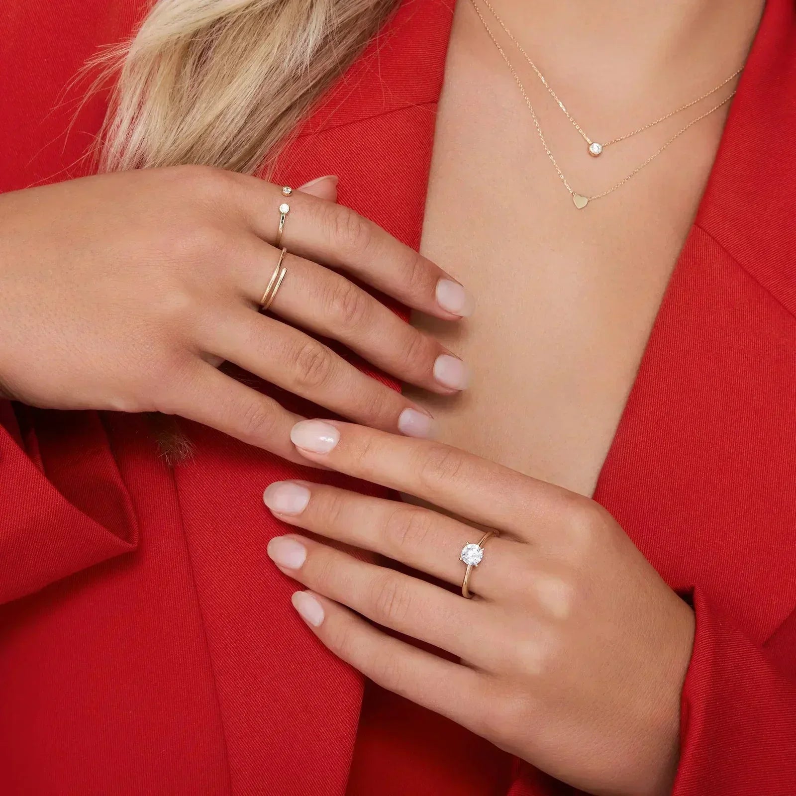 Slim-Solitaire Ring by Eleanor Vale