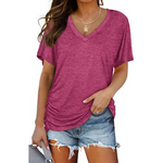 V-Neck Jersey Shirt by Eleanor Vale