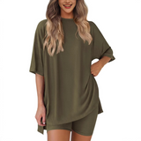 Boxy-Tee Two-Piece Set by Eleanor Vale
