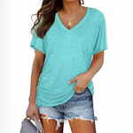 V-Neck Jersey Shirt by Eleanor Vale