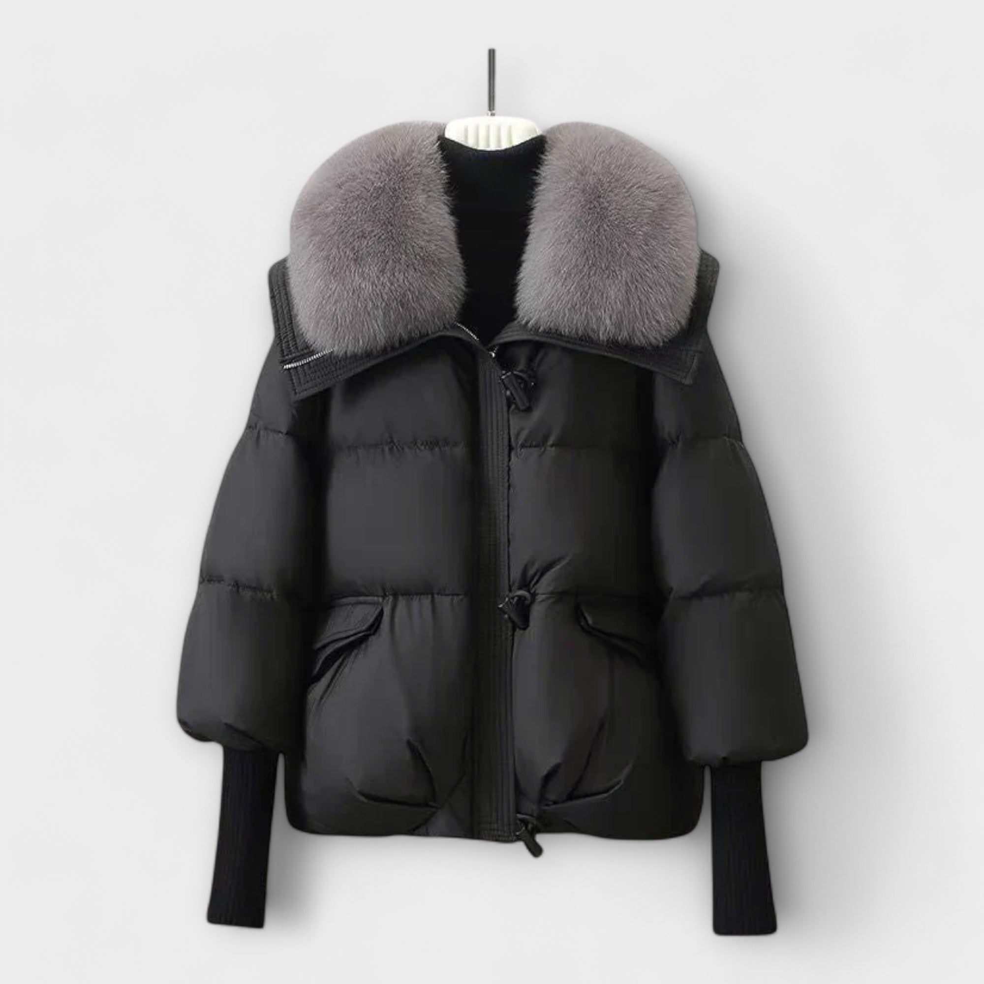 Fur-Shawl Jacket by Eleanor Vale