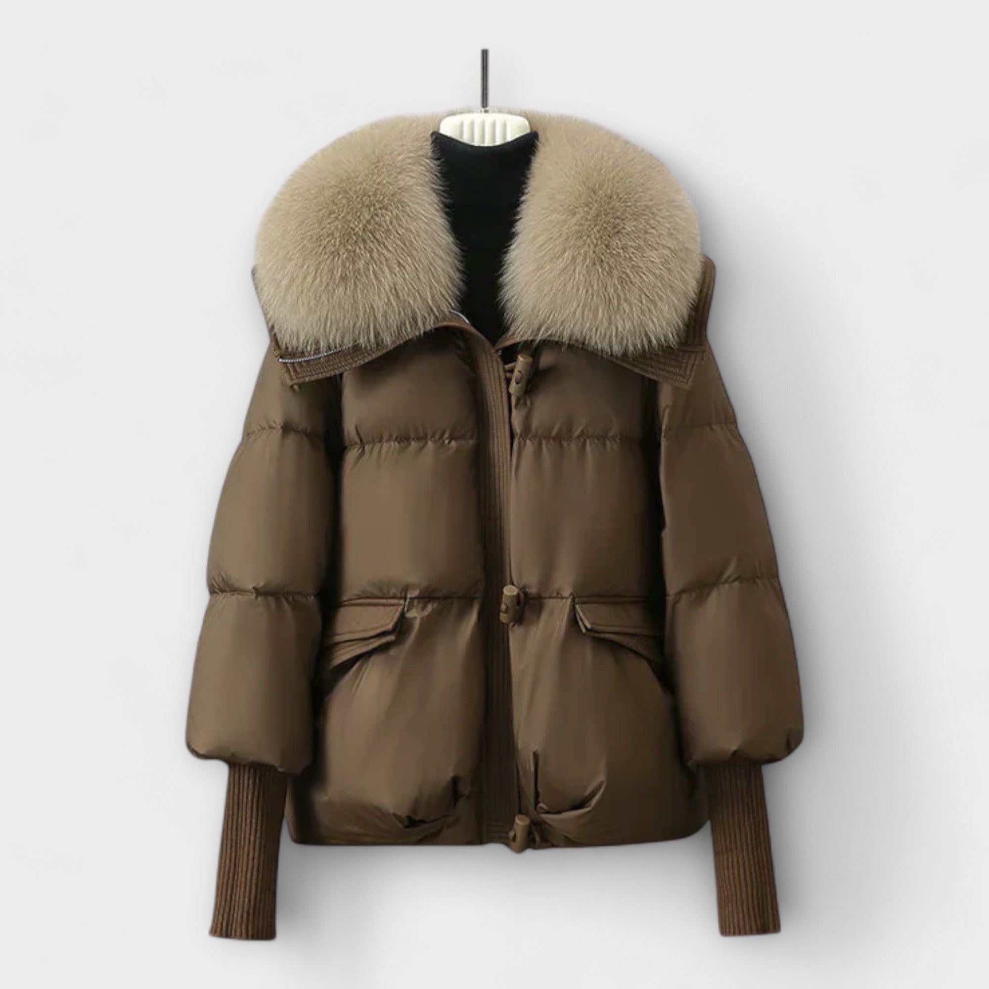 Fur-Shawl Jacket by Eleanor Vale