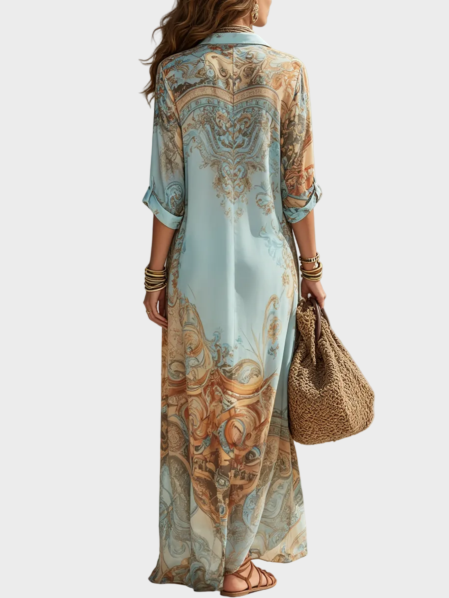 Button-Through Maxi Dress by Eleanor Vale