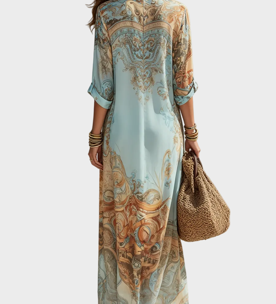 Button-Through Maxi Dress by Eleanor Vale