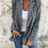 Plaid Blazer by Eleanor Vale